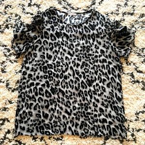 Pleione Leopard Blouse